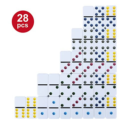Double Six Dominoes Set