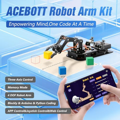 4 DOF ESP32 Robotic Arm Kit for Kids 8