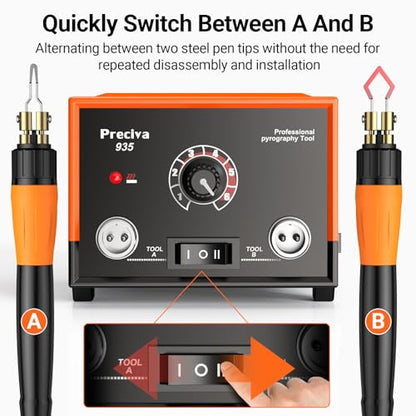 935 Dual Handle Wood Burning Kit