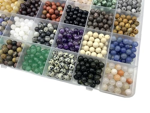 960Pcs 6mm Natural Gemstone Beads
