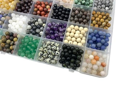 960Pcs 6mm Natural Gemstone Beads
