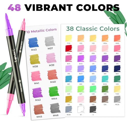 Acrylic Paint Markers 48 Colors