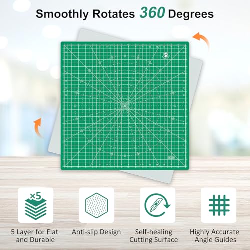 17"x17" Rotating Cutting Mat