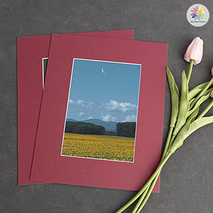 Mat Board Center 10 Pack 8x10 Photo Mats for 5x7 Picture