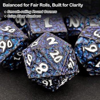 Metal DND Dice Set (7 Count)