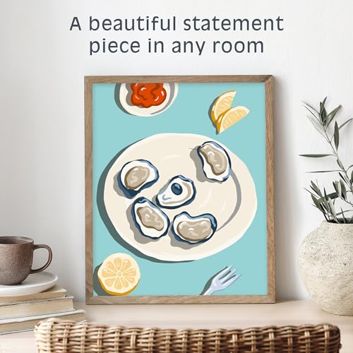 The World is Your Oyster Paint by Numbers Kit 8x10 Coastal Art