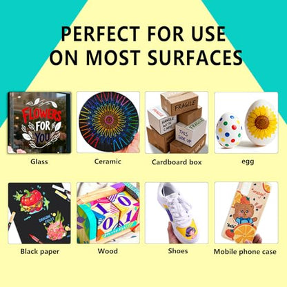 360 acrylic paint markers for stones (360 Count)