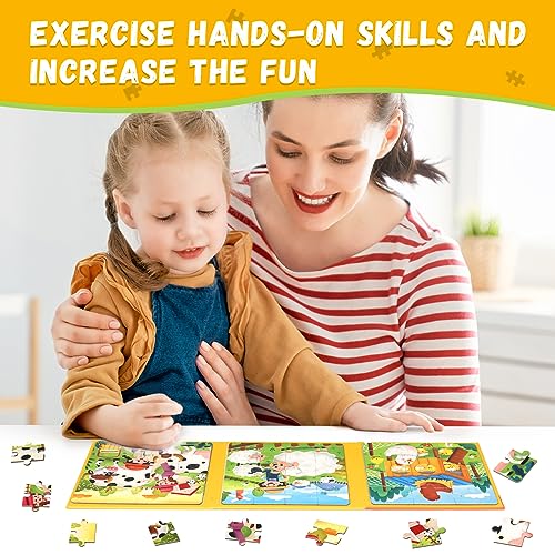 Magnetic Puzzles for Toddlers 1 (48 Count)