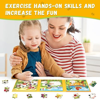 Magnetic Puzzles for Toddlers 1 (48 Count)