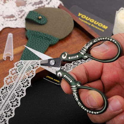 Small Embroidery Scissors with Cover