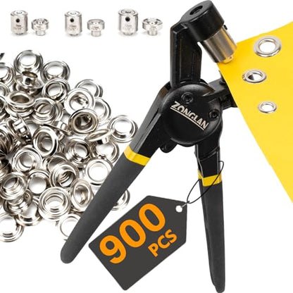Heavy Duty Grommet Tool Kit of 1 (900 Count)