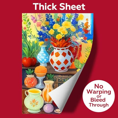 100 Sheets Watercolor Paper Bulk (100 Count)