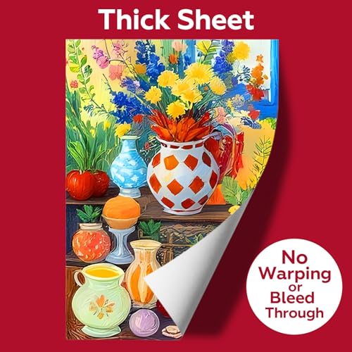 100 Sheets Watercolor Paper Bulk (100 Count)