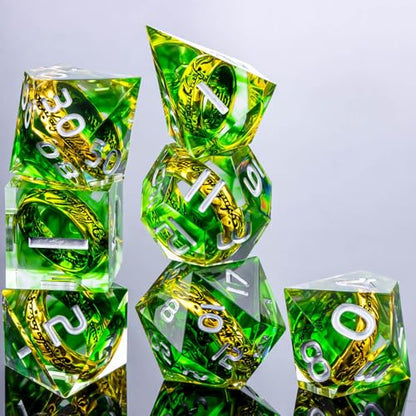 Magic Lord Rings DND Dice Set with Box
