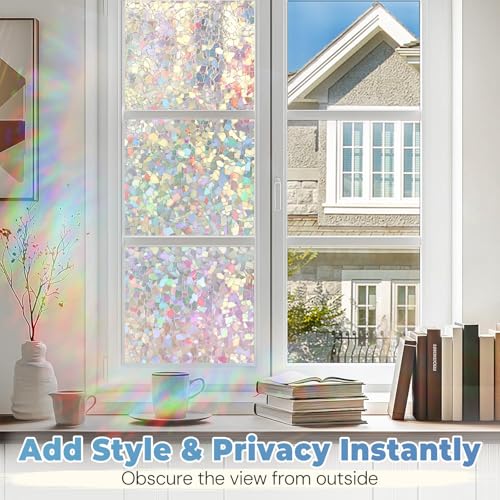 Stained Glass Window Privacy Film (29.06 Sq Ft)