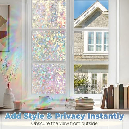 Stained Glass Window Privacy Film (25.83 Sq Ft)
