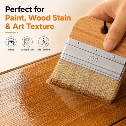 4 Inch Flat Paddle Paint Brush