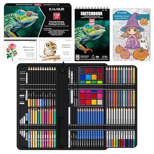 135 Drawing Set Sketching Kit (135 Count)