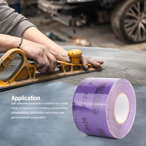 400 Grit PSA Purple Ceramic Sandpaper Roll 2