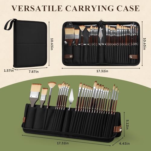 26pcs Paint Brush Set