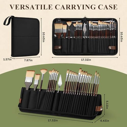 26pcs Paint Brush Set