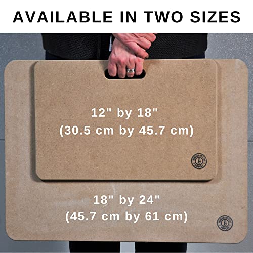 Portable Clay Wedging Board with One Rounded Handle