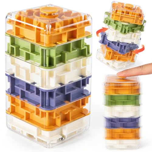 6 Layer 3D Rolling Ball Maze Cube
