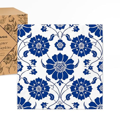 Chinoiserie Peony Paper Napkins 3 (20 Count)