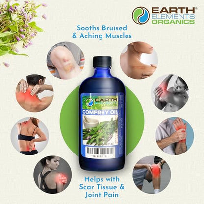Comfrey Body Oil Raw (4 Fl Oz)