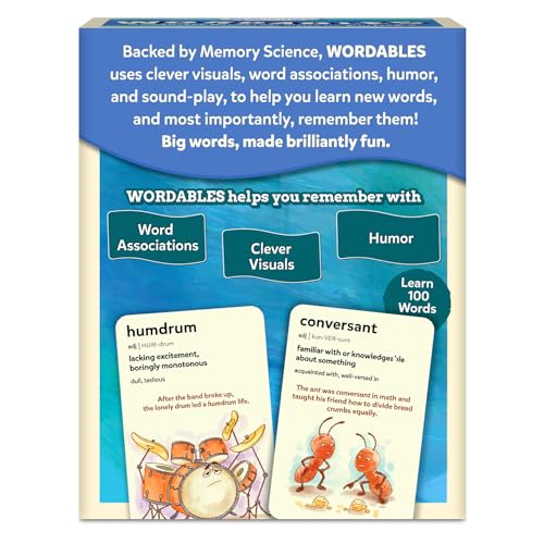 Educational Vocabulary Flash Cards for Kids