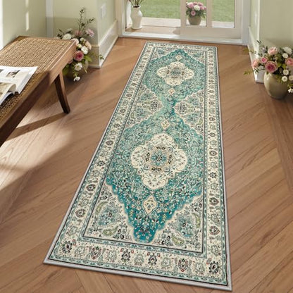 Felice Floral Medallion Runner Rug