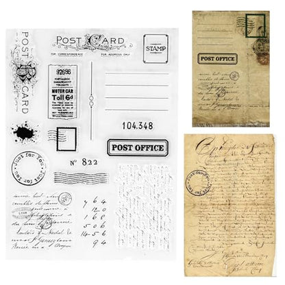 Handwriting Vintage Stamp