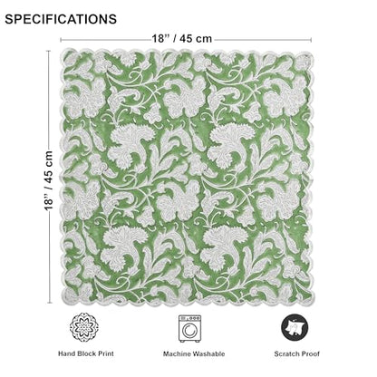 Hand Block Print Cloth Napkins (4.2329 Ounce)