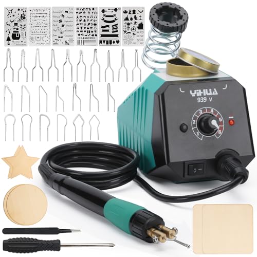939 V Wood Burning Pen Wood Burning Kit with 23 Wire Nibs