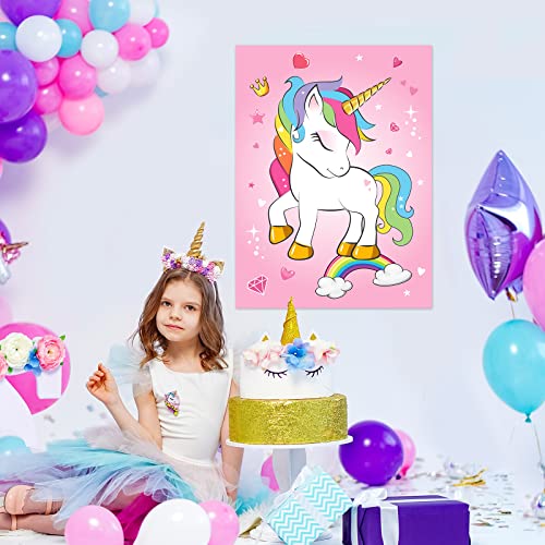 Pin The Horn Unicorn Game