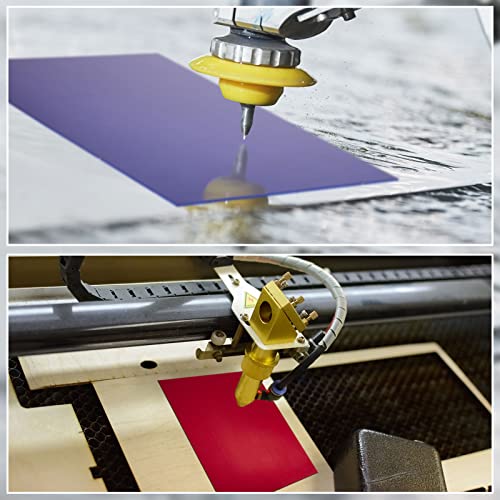 6 Pack 5 x 7 Inch Metal Engraving Sheets Multicolor Laser Engraving Blanks 0.8 mm Anodized Aluminum Sheets for Precision Etching Tool Tip Engraver DIY Interior Signs Badges Crafting (6 Count)