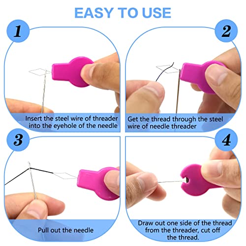 Needle Threader for Hand Sewing & Sewing Machine (19 Count)