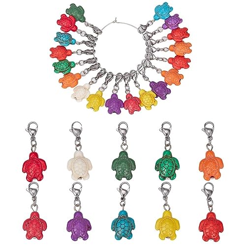 Turtle Beads Stitch Markers
