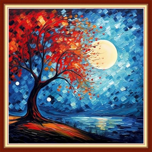 Stamped Cross Stitch Kits for Beginners Full Range of Cross Stitching 11 CT Printed Cross Stitch Kits for Adults Cross Stitch Patterns Needlepoint Kits