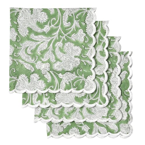 Hand Block Print Cloth Napkins (4.2329 Ounce)