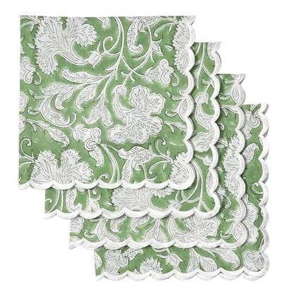 Hand Block Print Cloth Napkins (4.2329 Ounce)