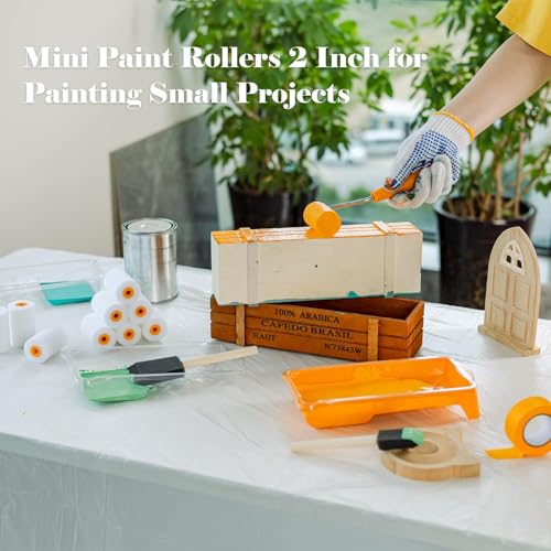 Mini Foam Paint Roller Kit