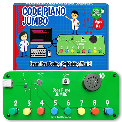 Code Piano Jumbo STEM Coding Toy for Kids 8