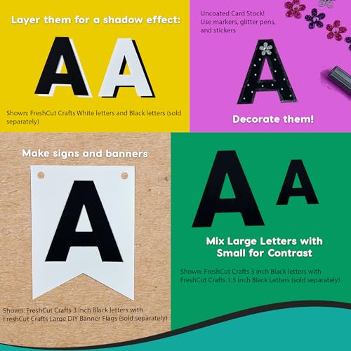 3 Inch Bulletin Board Letters & Numbers