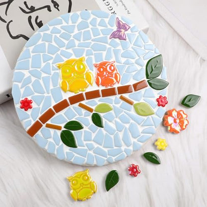 Mosaic Tiles for Crafts Bulk (110 Count)