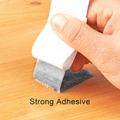 16.5FT Hook and Loop Tape Roll with Double Sided Adhesive (16.5 Foot)