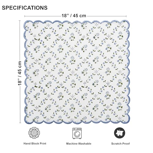 Hand Block Print Cloth Napkins (4 Count)