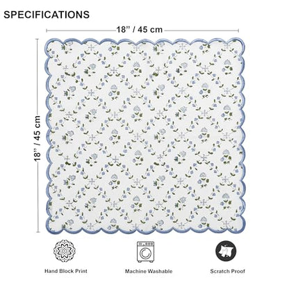 Hand Block Print Cloth Napkins (4 Count)