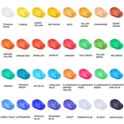 Iridescent Acrylic Paint Chameleon Orange Yellow halloween Tubes Fall Colors (4.1 Fl Oz)
