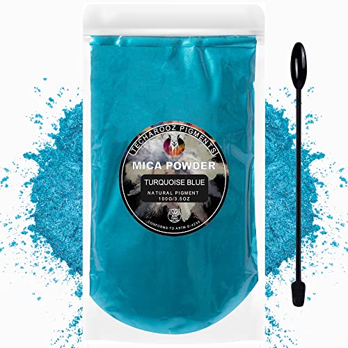 Turquoise Blue Mica Powder for Epoxy Resin 100g